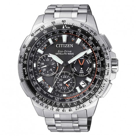 Orologio Uomo Citizen Satellite Wave GPS Promaster Silver CC9020-54E