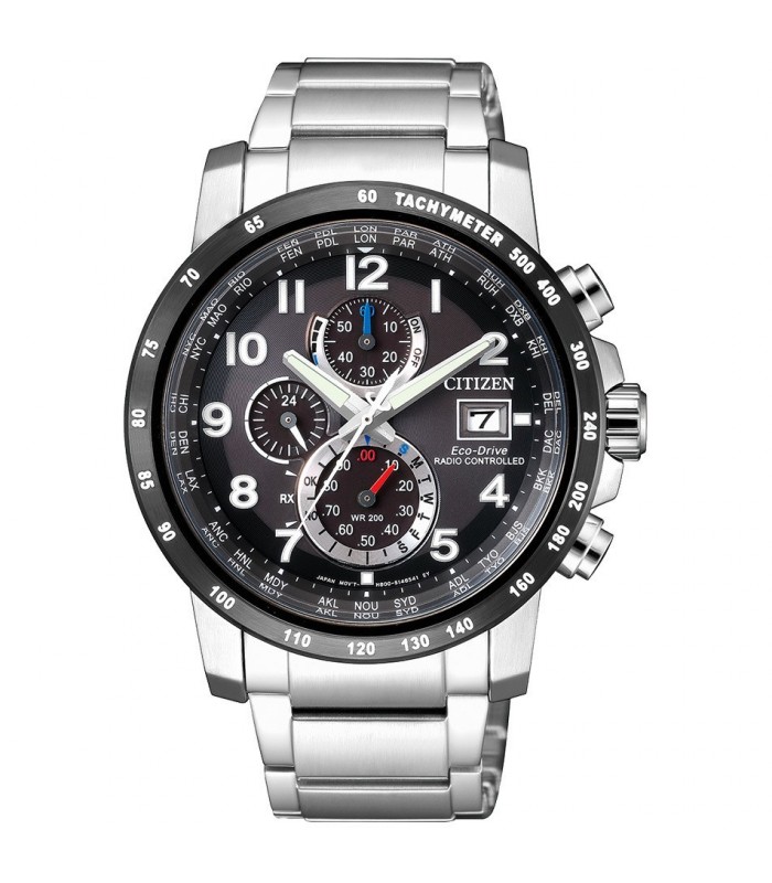 Orologio Uomo Citizen H800 Eco-Drive Nero AT8124-83E Orologio Uomo Citizen H800 Eco-Drive Nero AT8124-83E